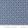 Load image into Gallery viewer, Blue and yellow diamond shaped Spanish tiles - Sunflowers in my Heart by Moda