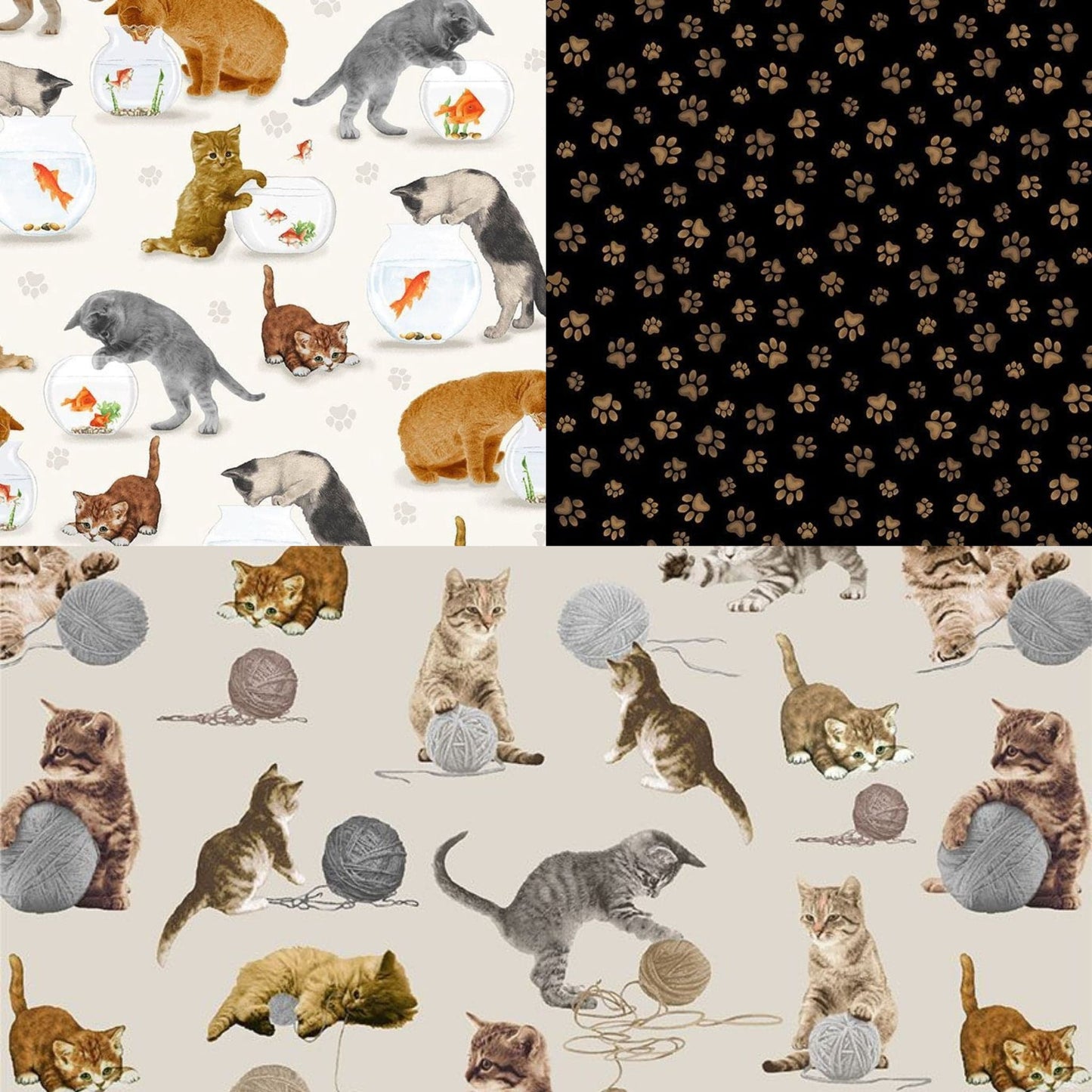 cat fat quarter bundle - Timeless Treasures