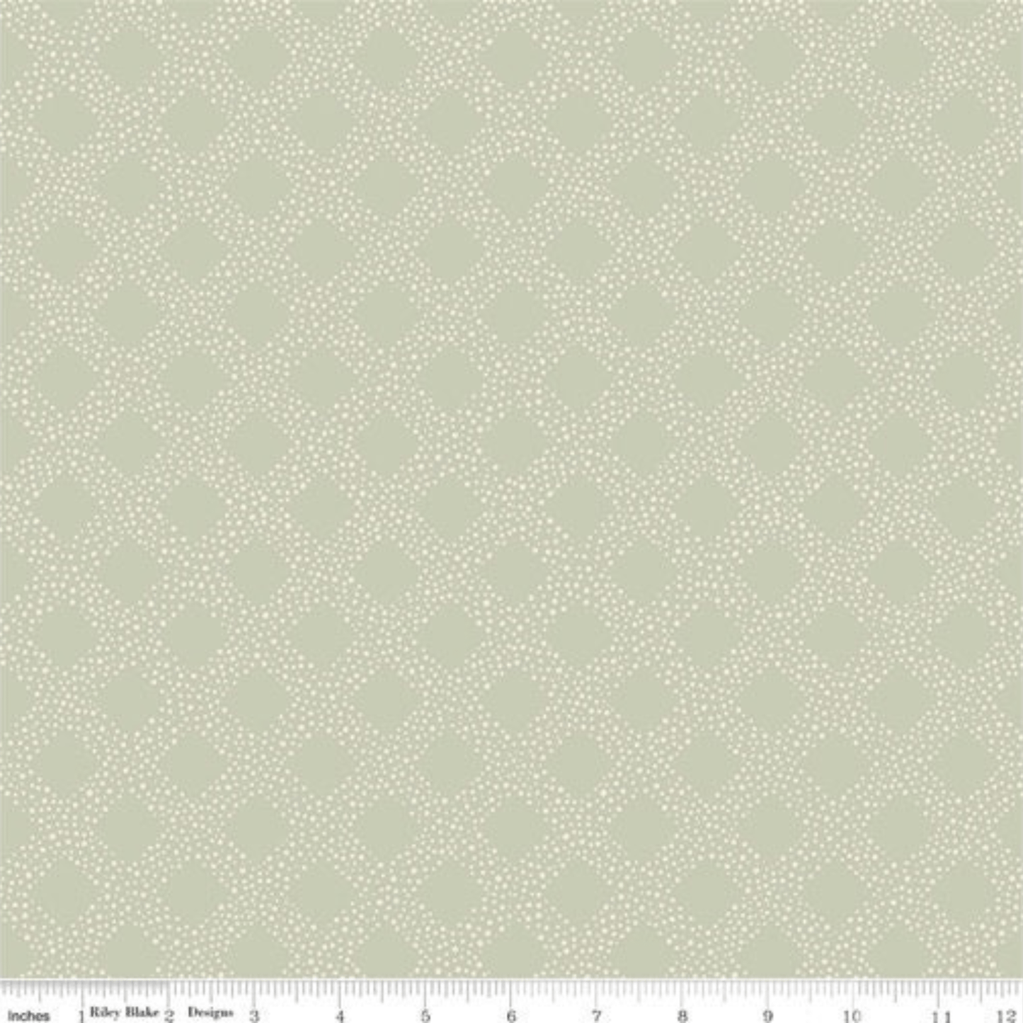 Fabric Checked sage cotton fabric - Harmony by Riley Blake