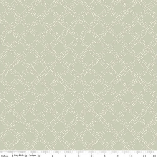 Fabric Checked sage cotton fabric - Harmony by Riley Blake