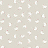 Fabric Chickens on light beige fabric - 'Country Life Reloved' Lewis & Irene