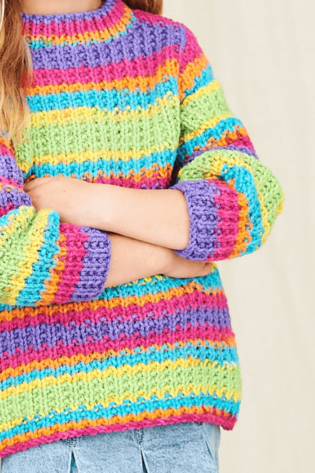 Children's Sweater and Tank Top in knitting pattern in chunky - Stylecraft 10045