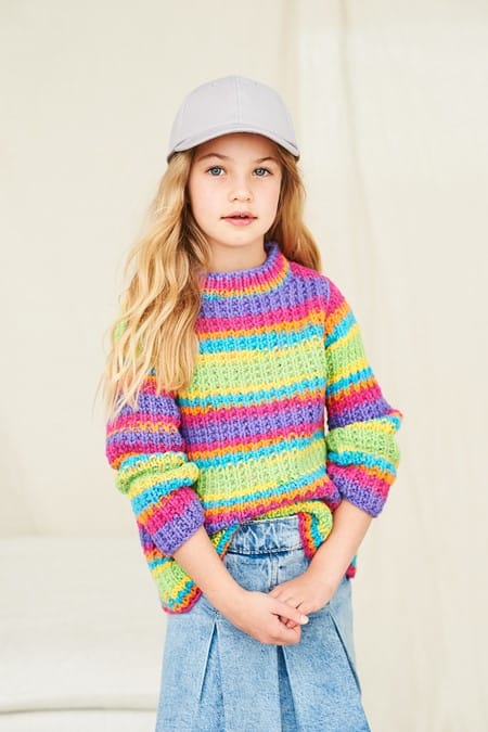 Children's Sweater and Tank Top in knitting pattern in chunky - Stylecraft 10045