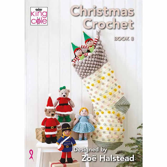 Christmas Crochet patterns - King Cole book 8