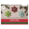 Needlecraft Kits Christmas Felt Star Decorations Kit  - Simply Make - DSM106107