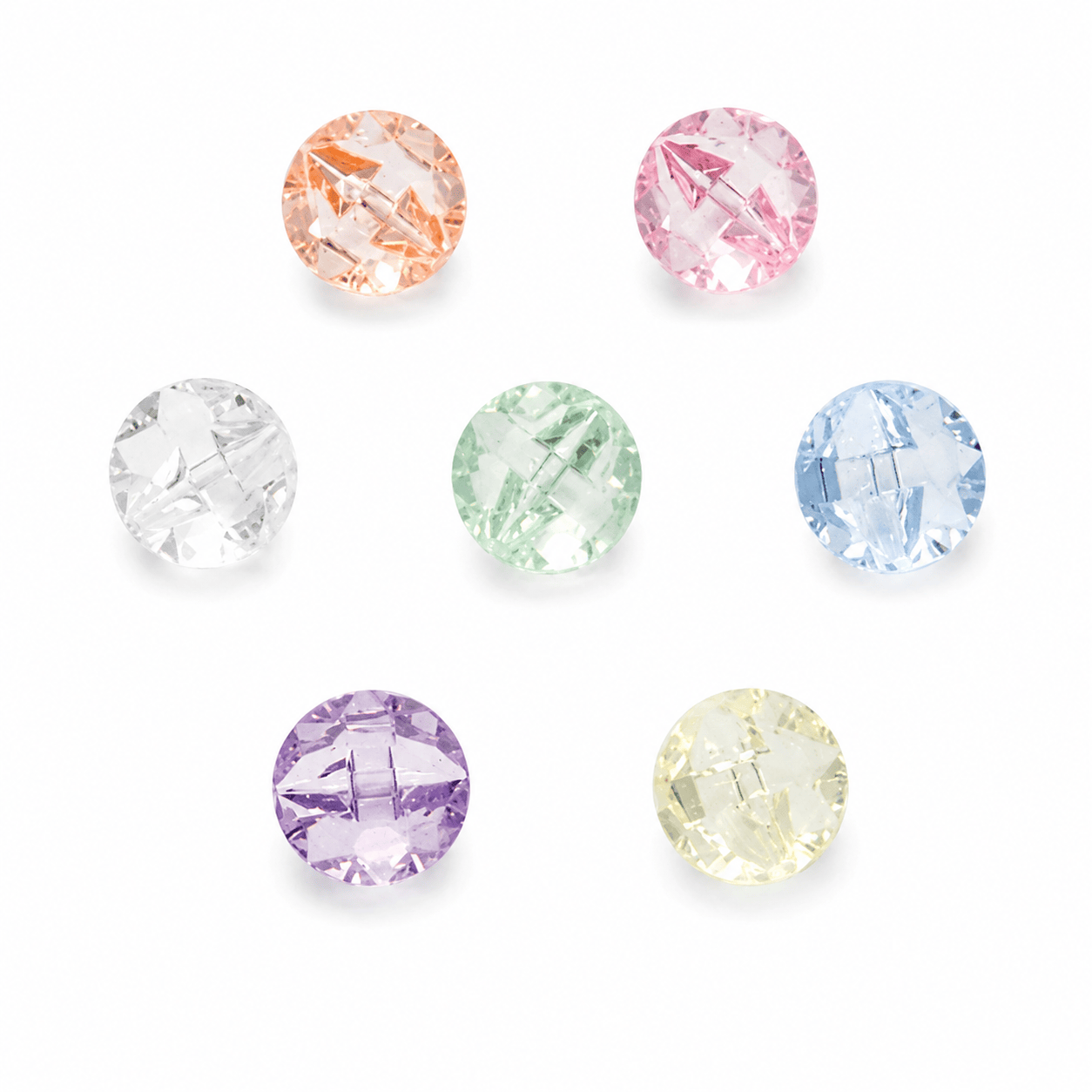 buttons Clear Crystal 24L Buttons CG1