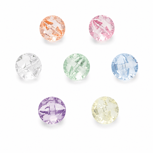 buttons Clear Crystal 24L Buttons CG1