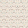 Fabric Clover on natural with gold metallic cotton fabric - Honey Bee by Lewis & Irene A653.1