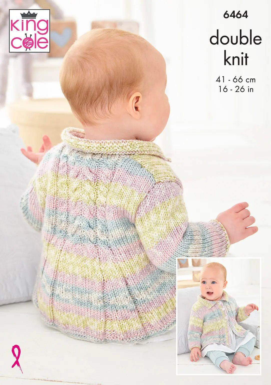 coats in DK Baby Fjord - King Cole 6464