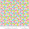 cotton fabric Colourful dots on turqouise - Sweet and Plenty - Moda Fabrics