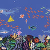 Fabric Coral reef double border print - Aquatic Paradise - Dashwood Studio
