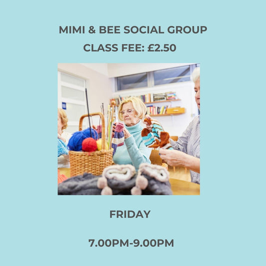 crafting social group Crafting Social Group - Friday 28th Februry 2025 - 7pm - 9pm