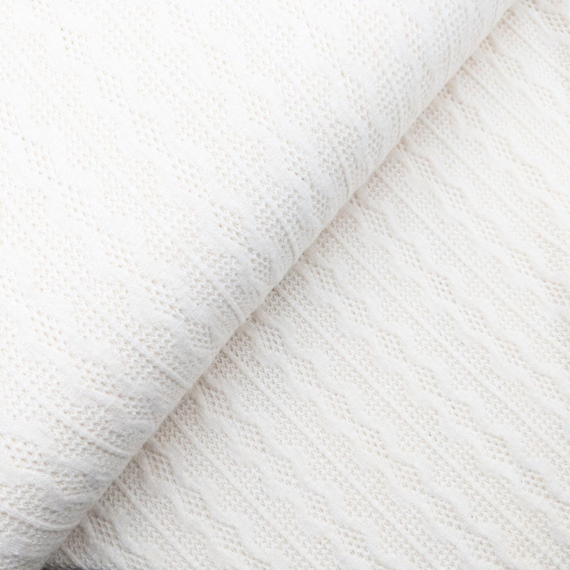 rayon knit fabric Cream Florence Rayon Knit Fabric
