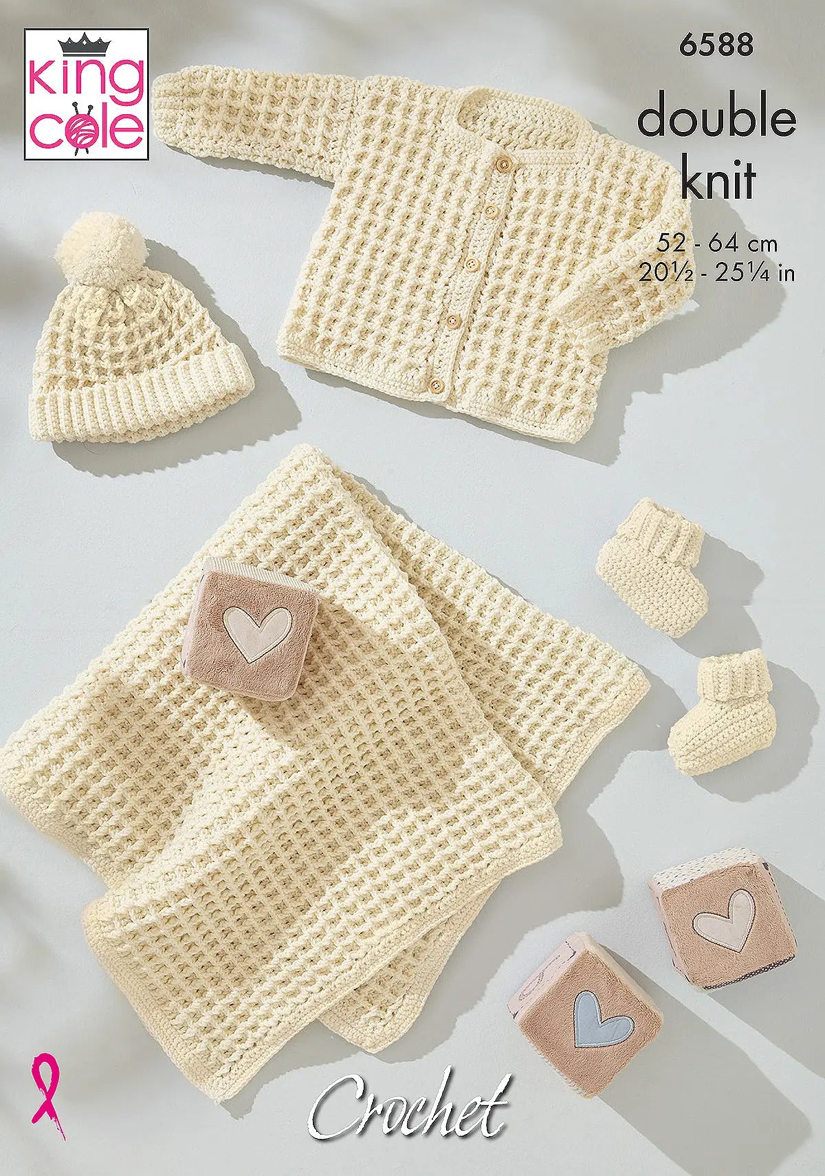 Crochet Baby Layette Pattern - King Cole 6588