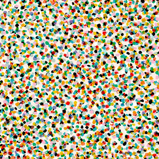 Fabric Ecru spot rayon dressmaking fabric - Party Spot - Dashwood Studio