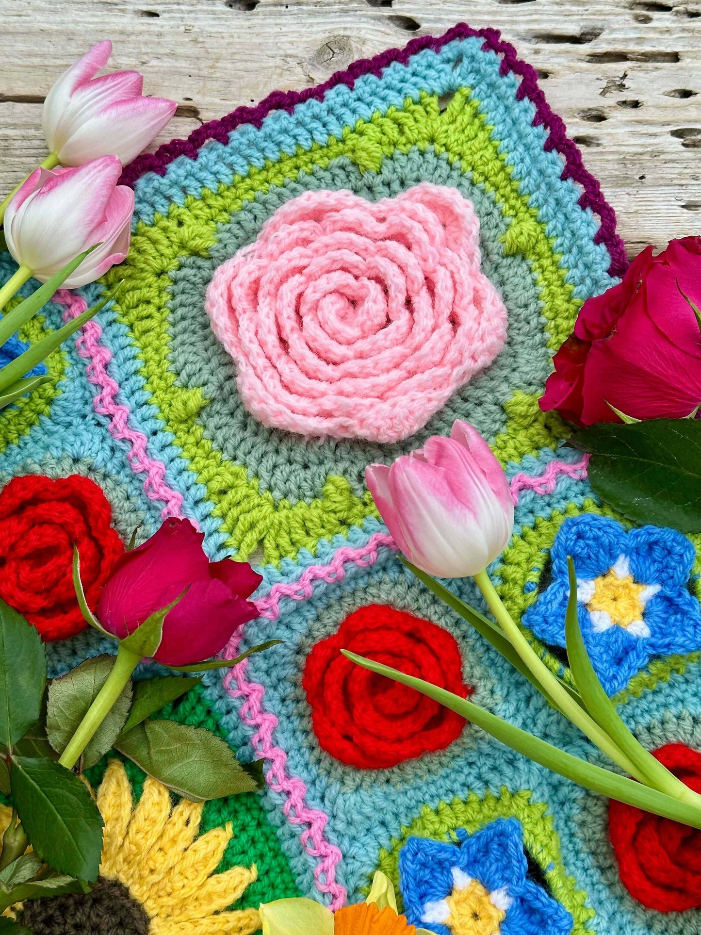 Eleanora Tully (Coastal Crochet) - King Cole CAL - Say It With Flowers