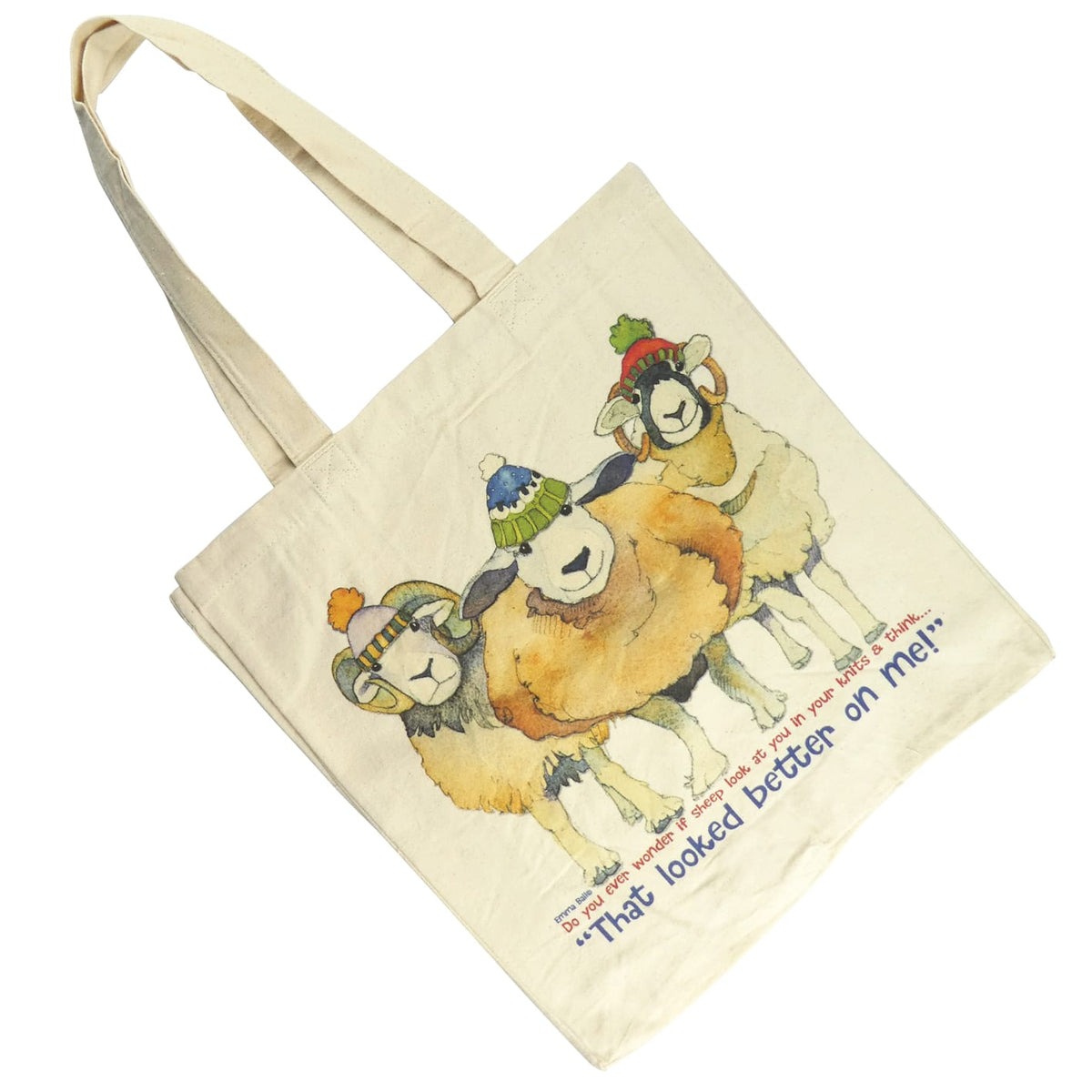 Emma Ball "That Looked Better On Me" cotton canvas bag