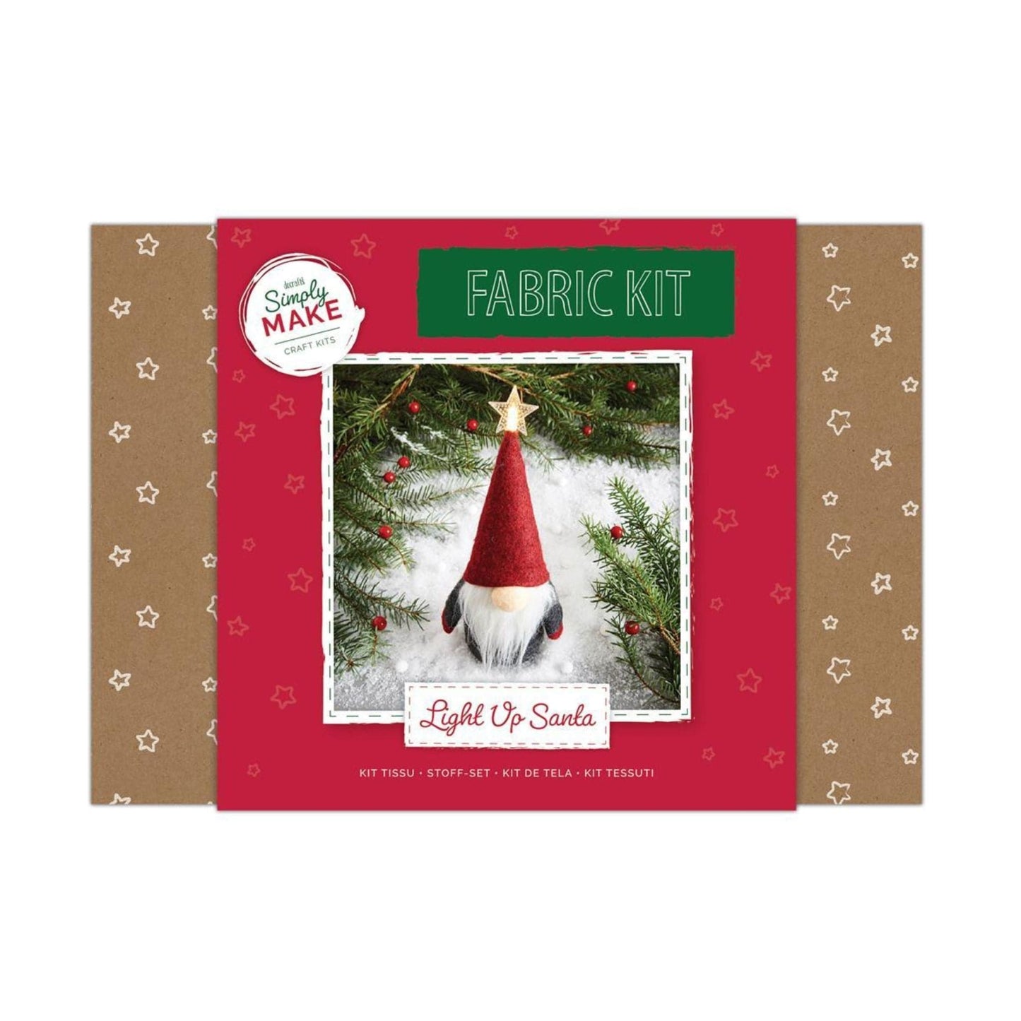 craft-kit Fabric Kit - Light Up Santa