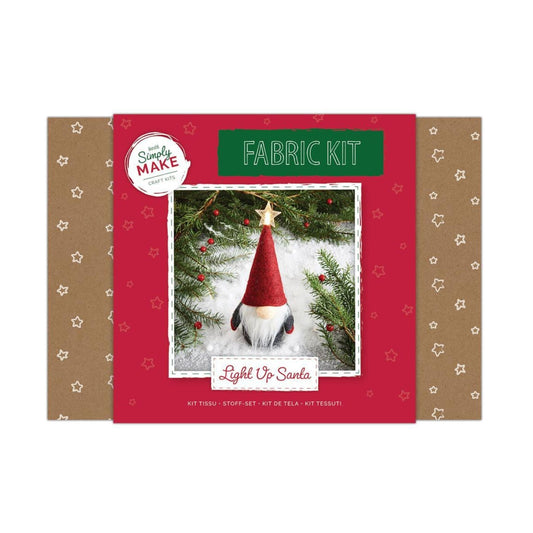 craft-kit Fabric Kit - Light Up Santa