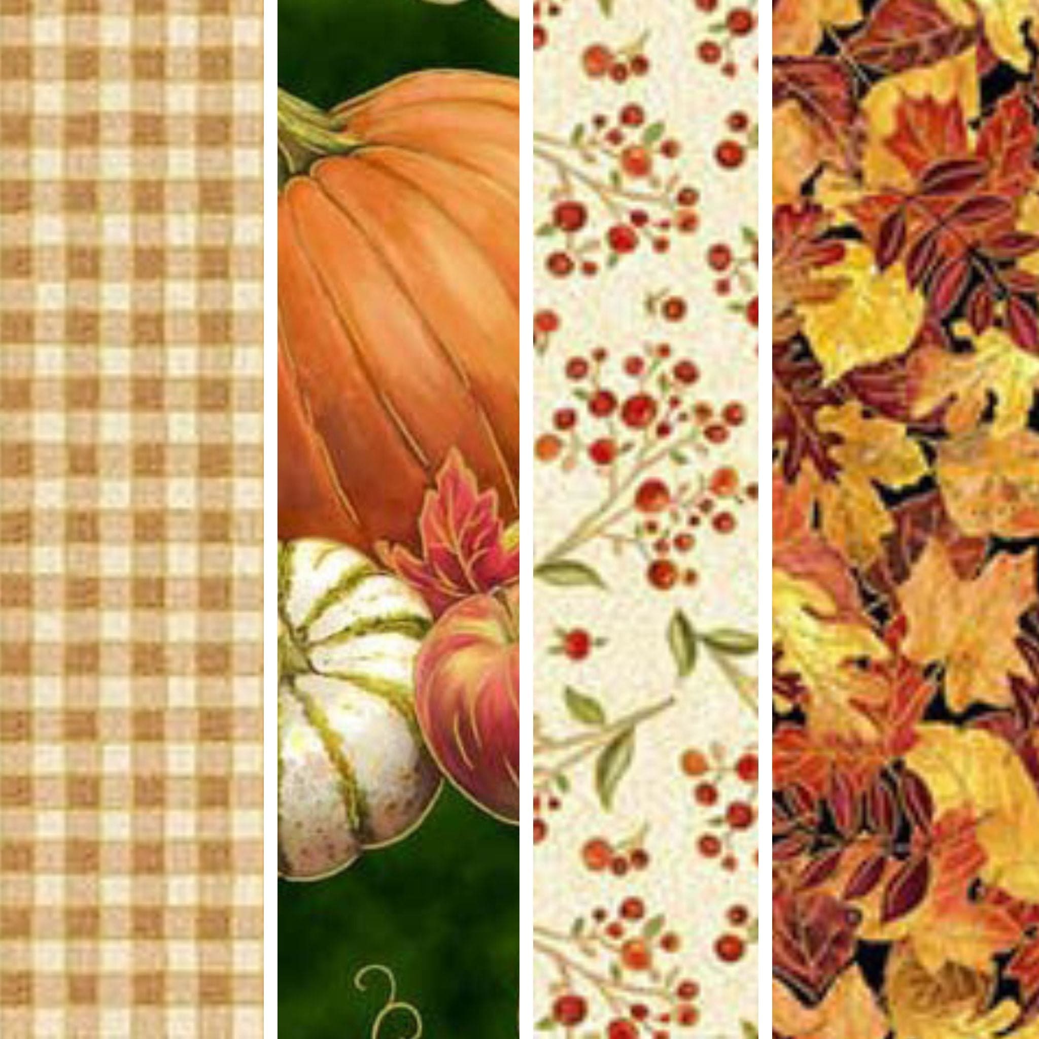 cotton fabric Fat Quarter Bundle - Autumn Forest - QT Fabrics