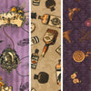 cotton fabric Fat Quarter Bundle - Dreadful Delights - Robert Kaufman