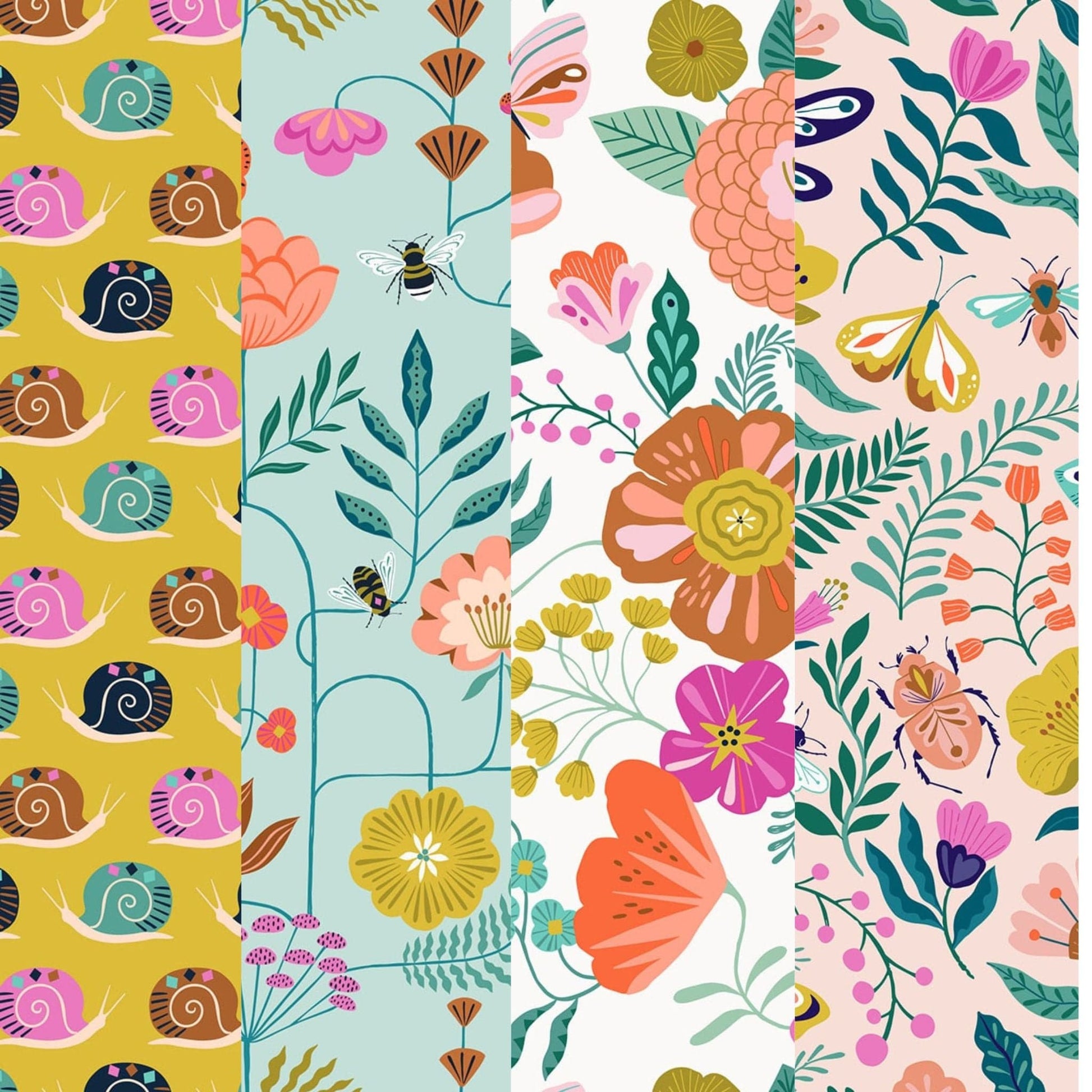 Fat Quarter bundle - Flutter By - Dashwood Studio