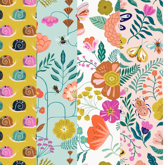 Fat Quarter bundle - Flutter By - Dashwood Studio