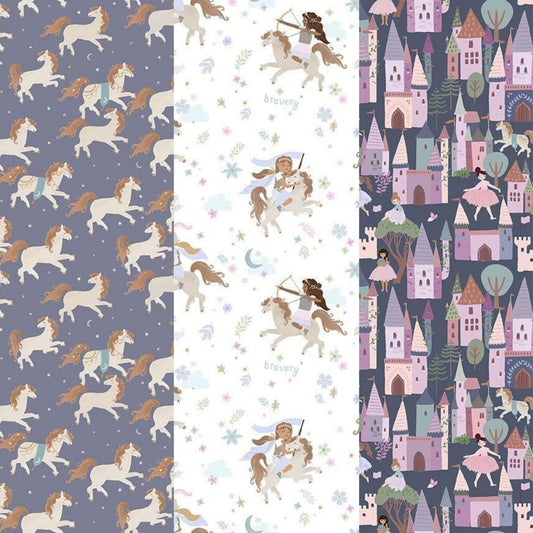 cotton fabric Fat Quarter Bundle - Rebel Knights - Dear Stella