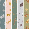 Fabric Fat Quarter Bundle - Small Things Wild Animals - Lewis and Irene