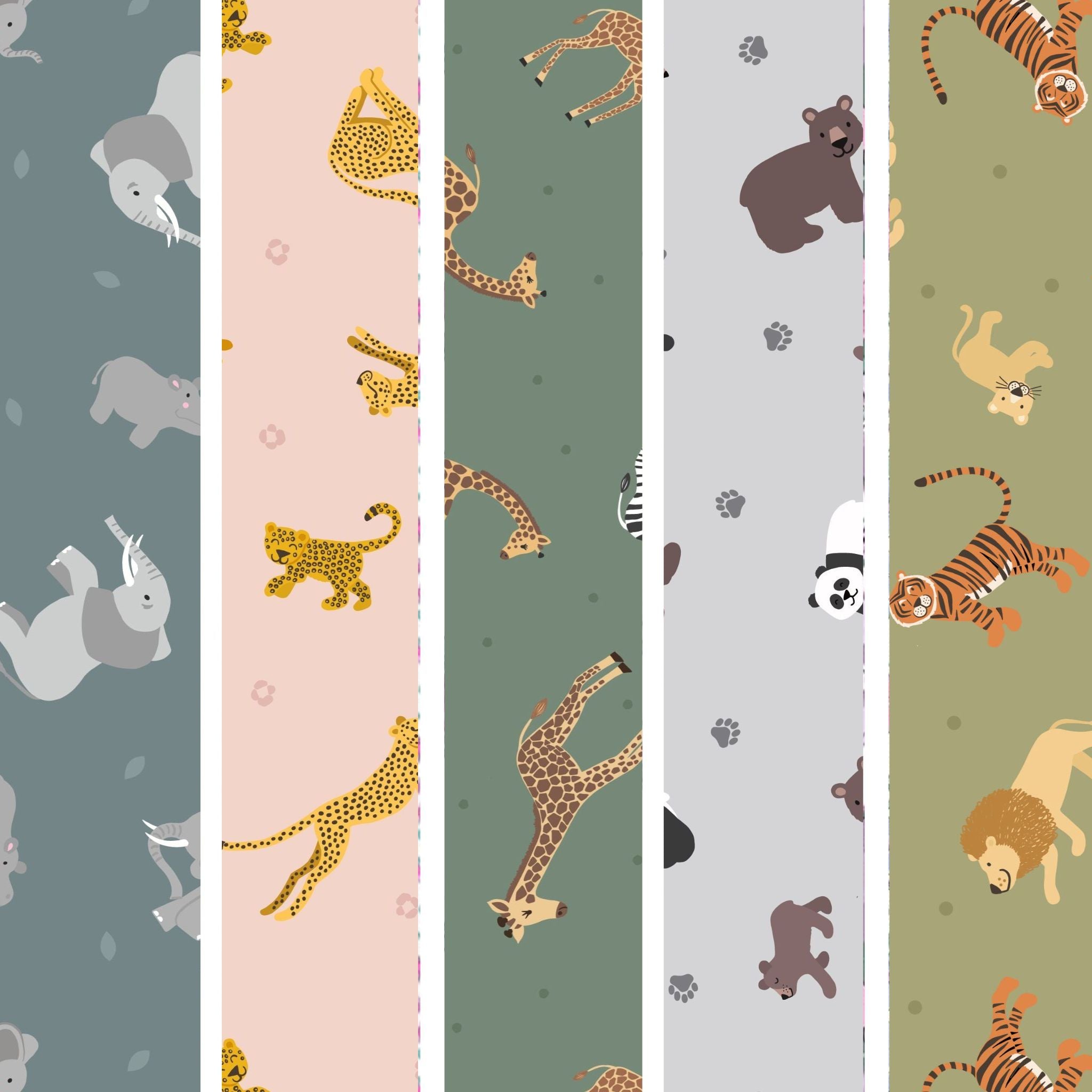 Fat Quarter Bundle - Small Things Wild Animals - Lewis and Irene