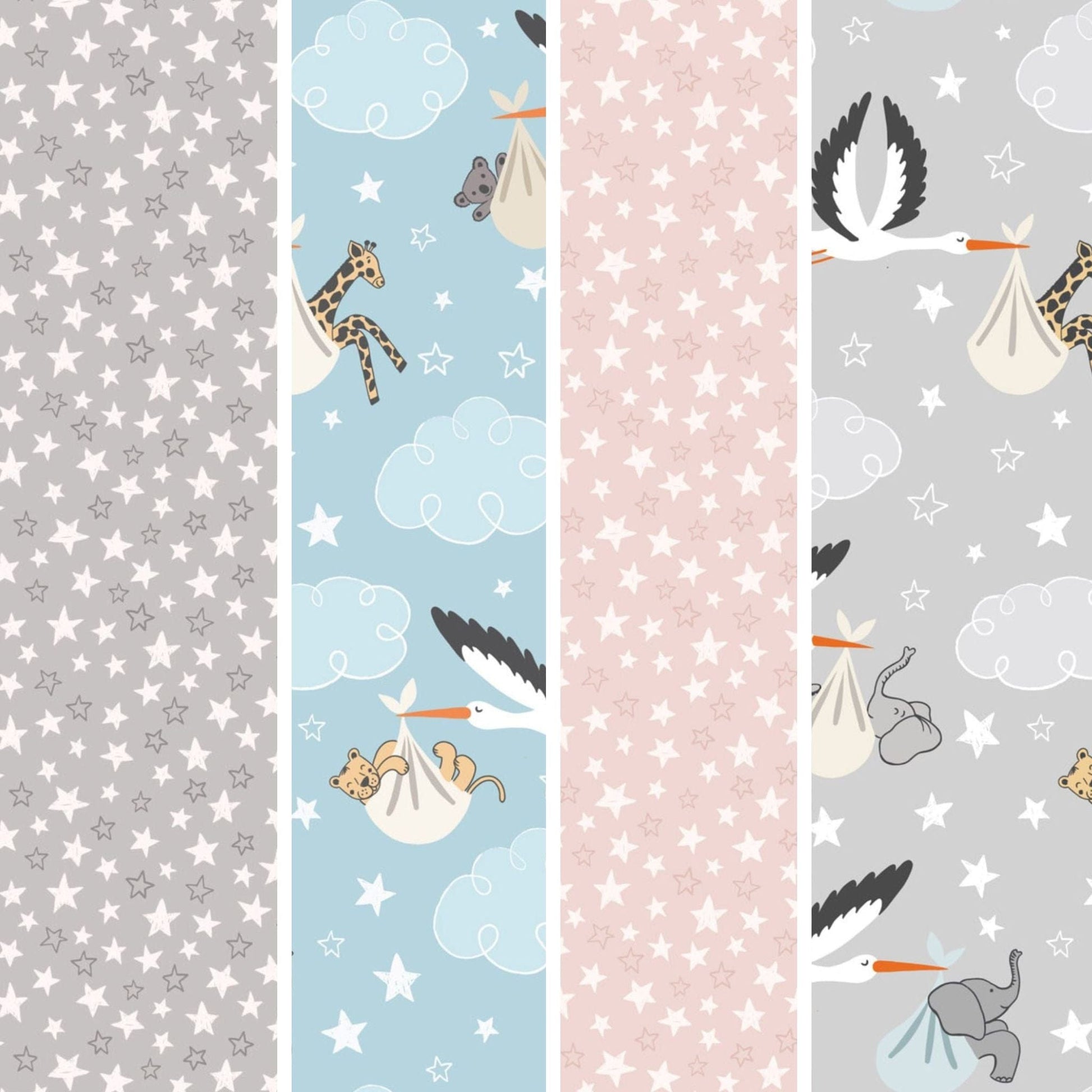 cotton fabric Fat Quarter Bundle - Special Delivery - Lewis & Irene