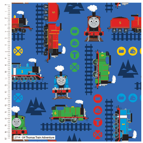 Fabric Fat Quarter Bundle - Thomas the Tank Engine  - CraftCottonCo