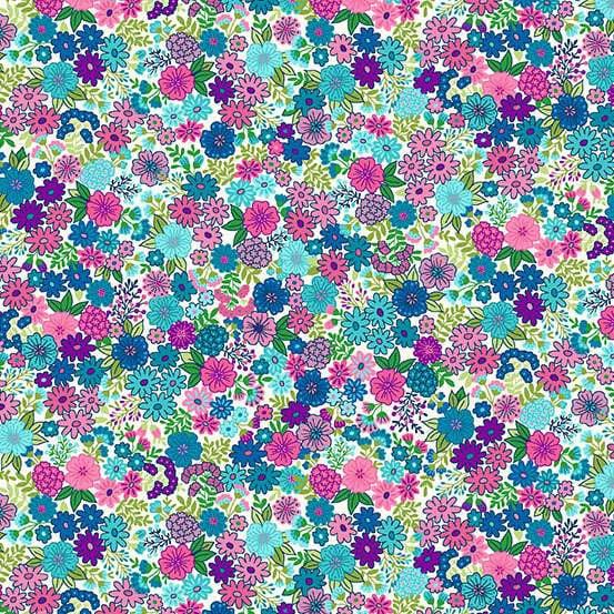 cotton fabric Fat Quarter Bundle x 25 - Tropica - Makower