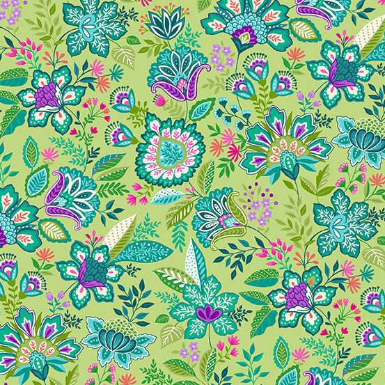 cotton fabric Fat Quarter Bundle x 25 - Tropica - Makower
