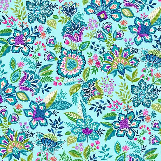 cotton fabric Fat Quarter Bundle x 25 - Tropica - Makower
