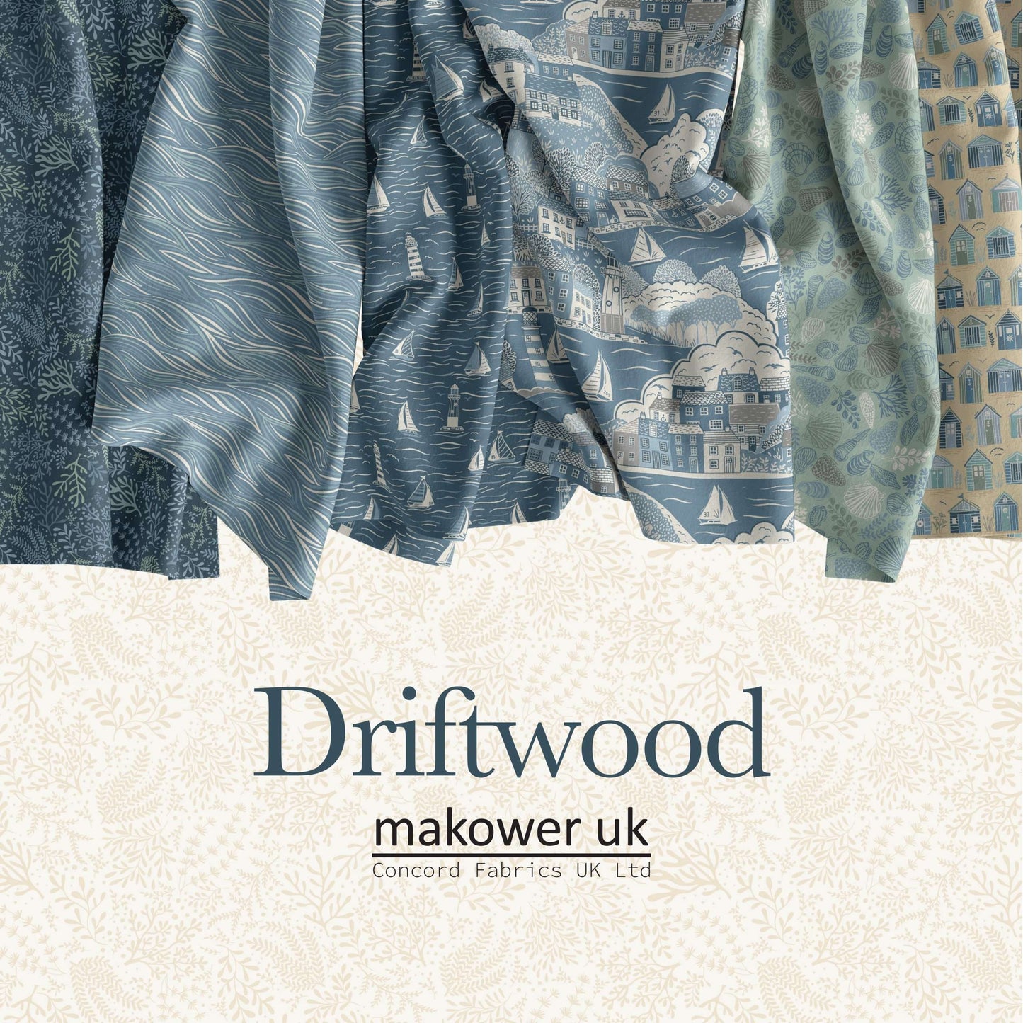fat quarter bundle Fat quarter bundle x 6 - Driftwood - Makower 2