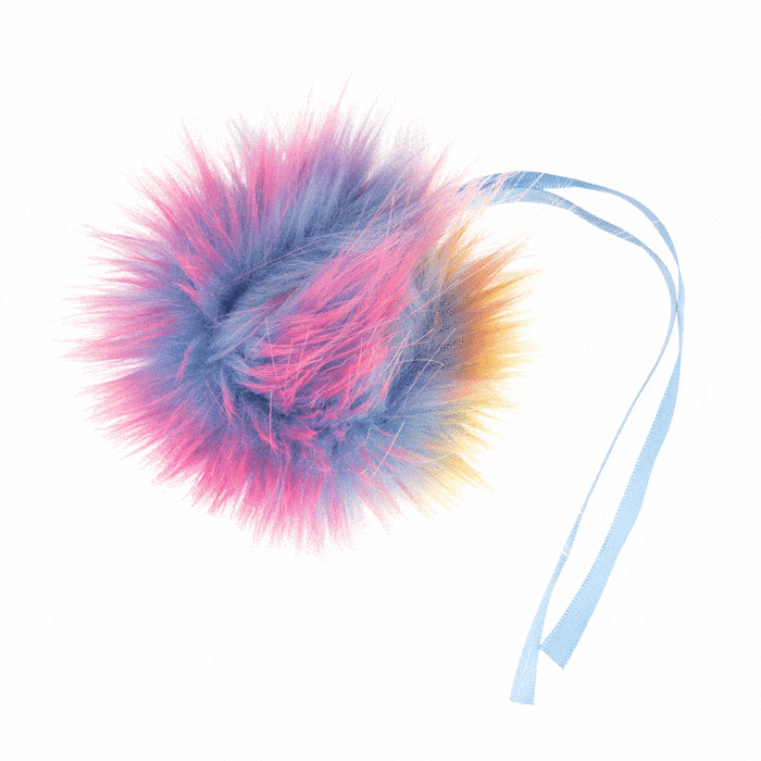 Pom Pom Faux fur hat Pom Pom - 11cm