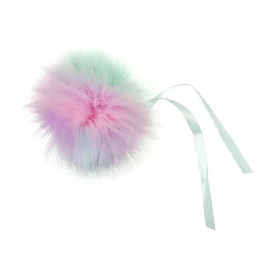 Pom Pom Faux fur hat Pom Pom - 11cm