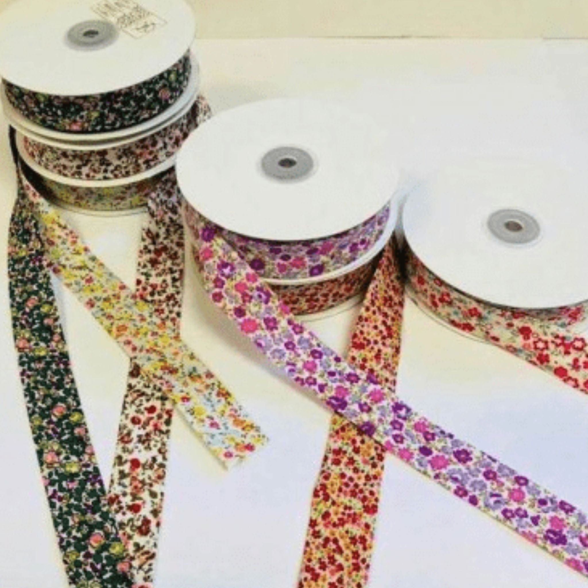 bias binding Floral bias binding tape - by metre