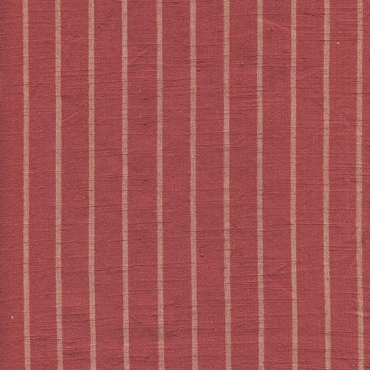 ticking fabric Florist weaves red ticking - Marcus Fabrics
