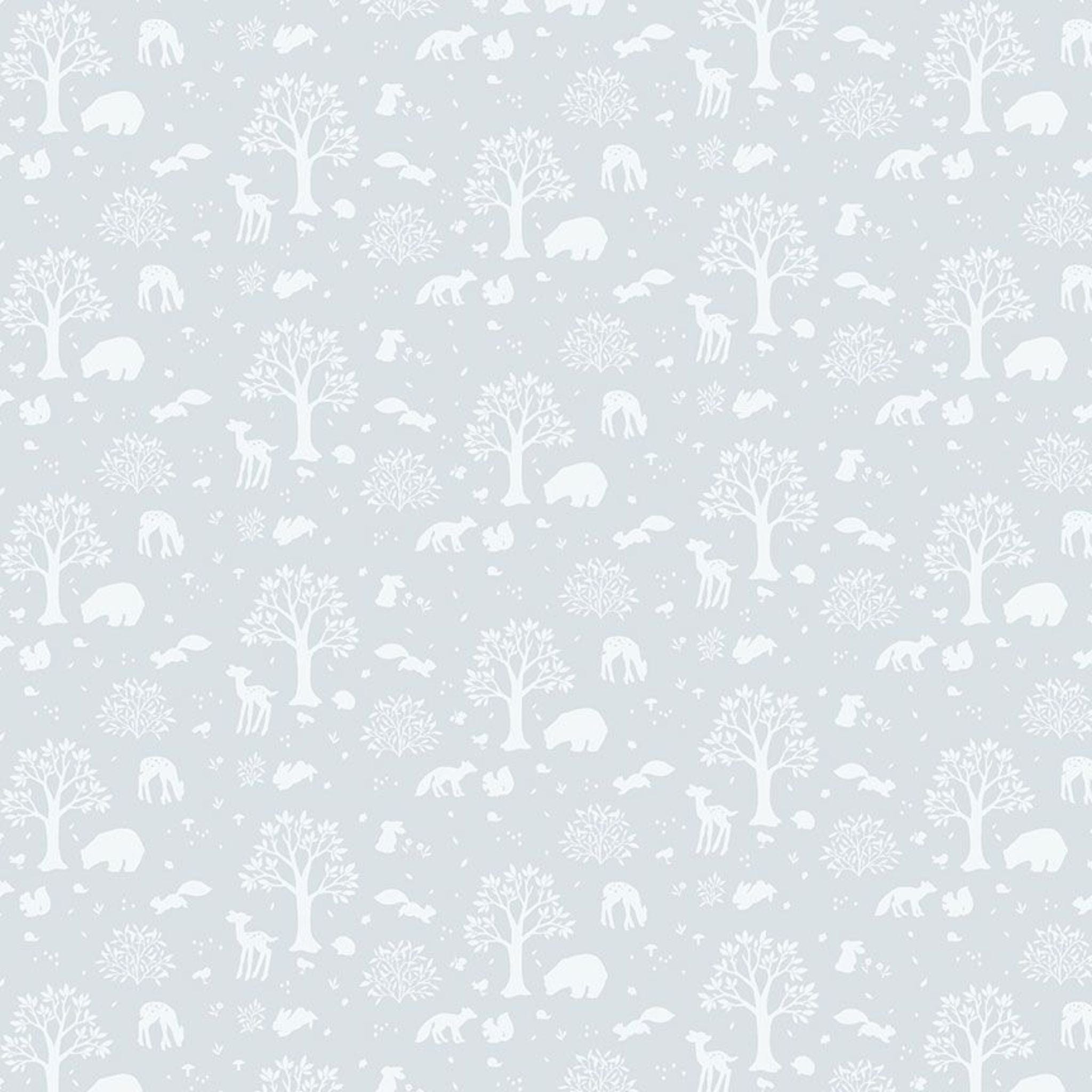 Fabric Forest animal silhouttes - Stella - Dear Stella - DNS2508