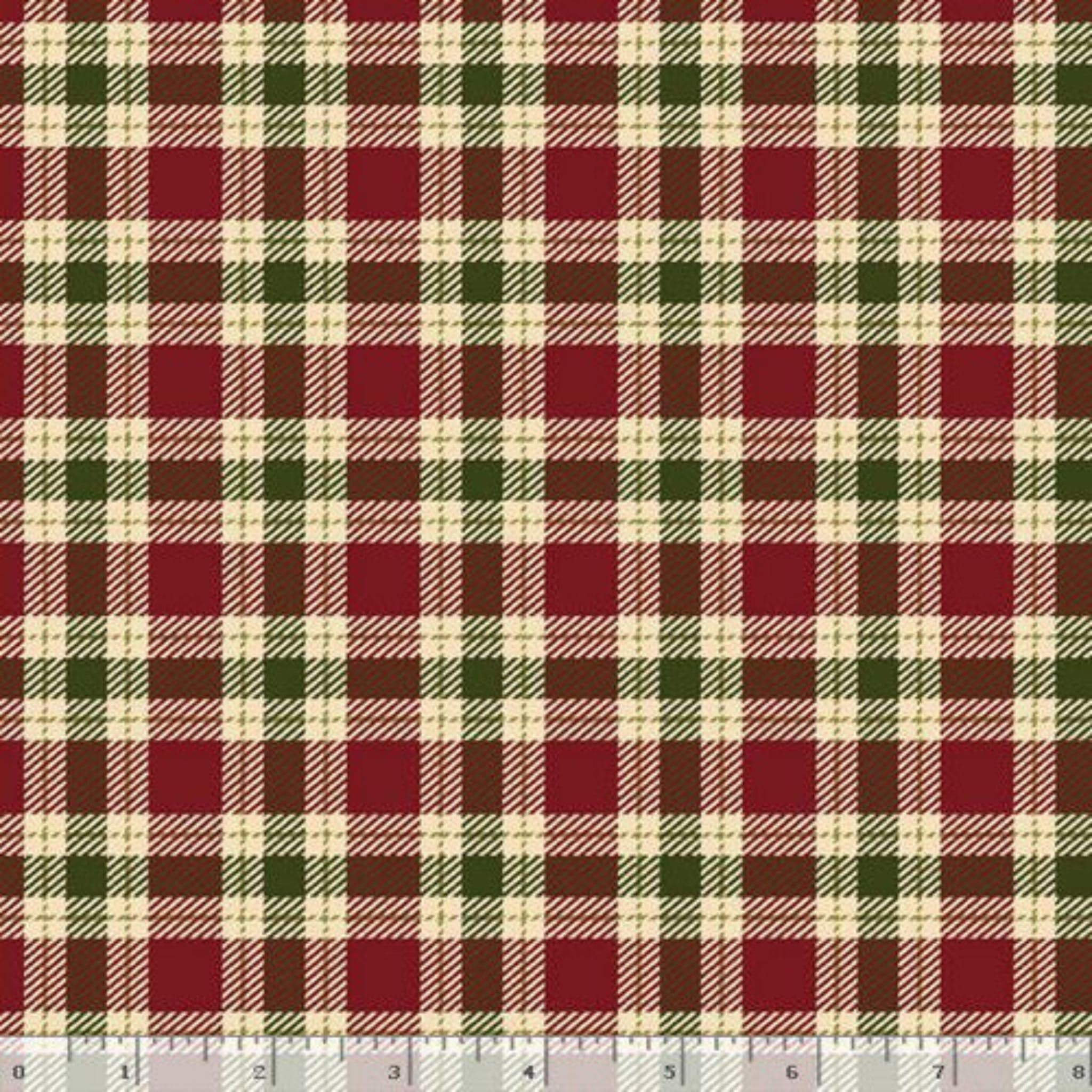 cotton fabric Forest green tartan flannel - Primo Plaid - Marcus Fabrics - R09J306