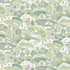 Rolling green countryside hills with rabbits, birds and deer - Foxwood by Makower