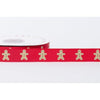 ribbon Gingerbread Christmas red grosgrain ribbon - Reel Chic