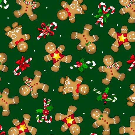 Gingerbread Vanilla - Christmas Favourites - QT Fabrics