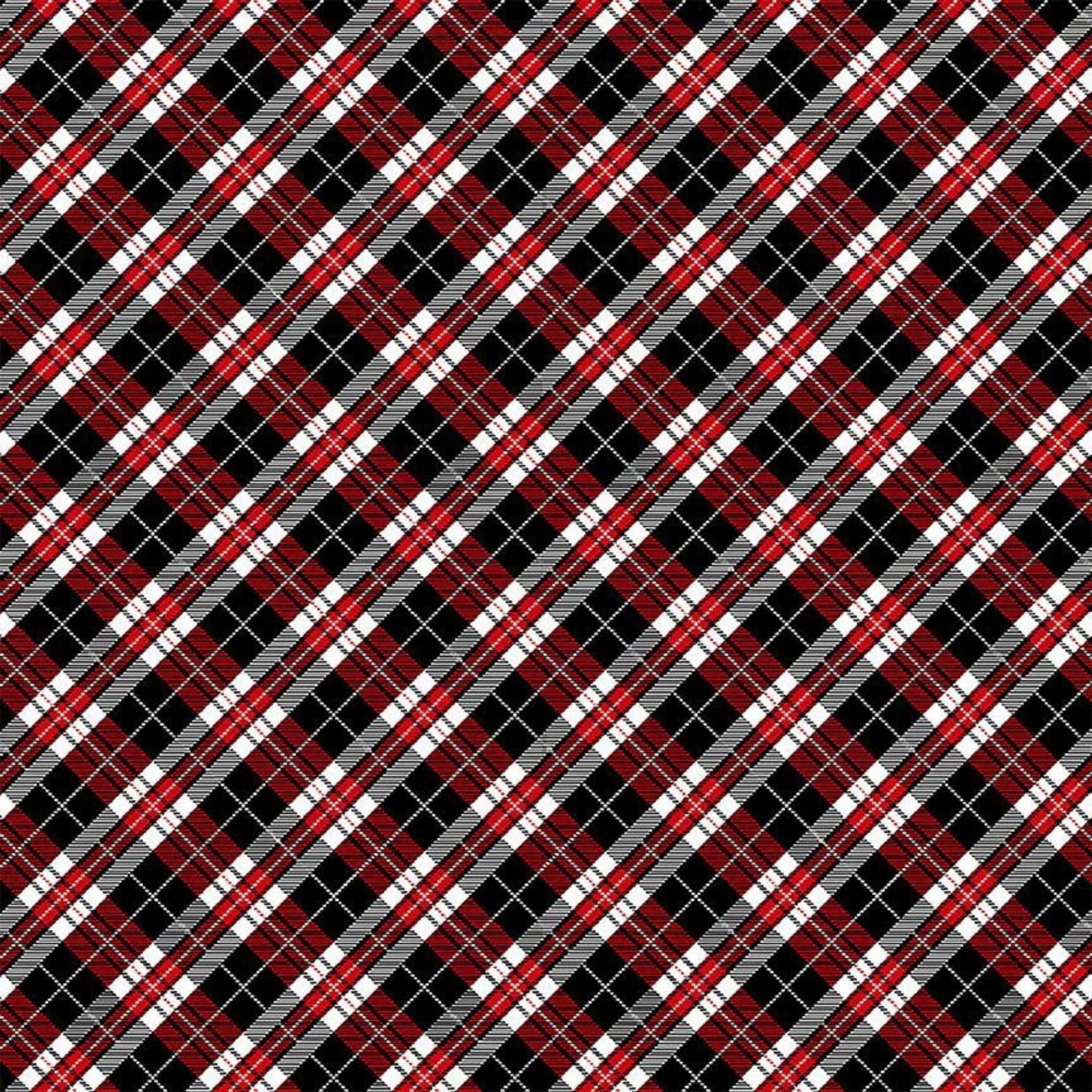 cotton fabric Gonks on plaid tartan - Gnome for the Holidays - Timeless Treasures - CD2116