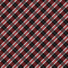 cotton fabric Gonks on plaid tartan - Gnome for the Holidays - Timeless Treasures - CD2116