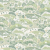 cotton fabric Green animal fabric panel - Foxwood - Makower