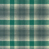 Fabric Green check Mammoth organic brushed cotton flannel - Robert Kaufman