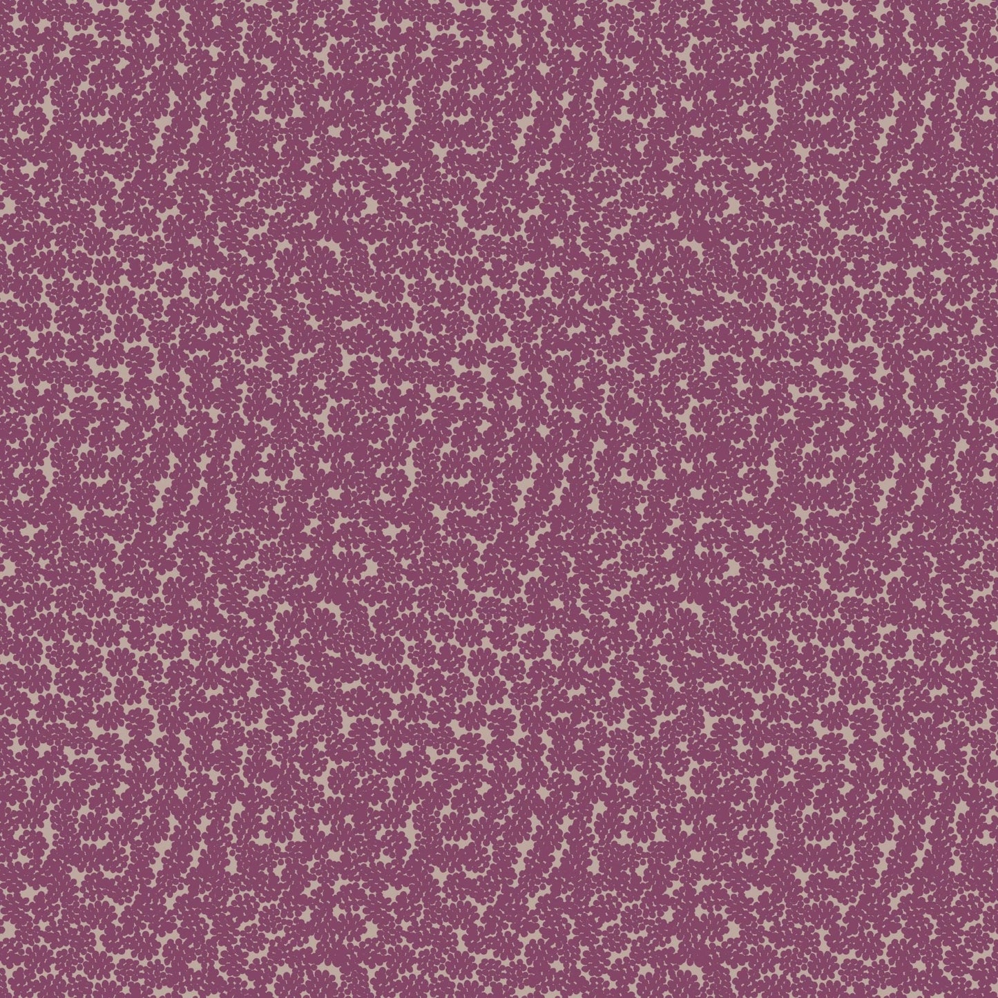 Fabric HALF METRE - Purple autumn berry cotton fabric - Autumn Fields Re-loved by Lewis and Irene